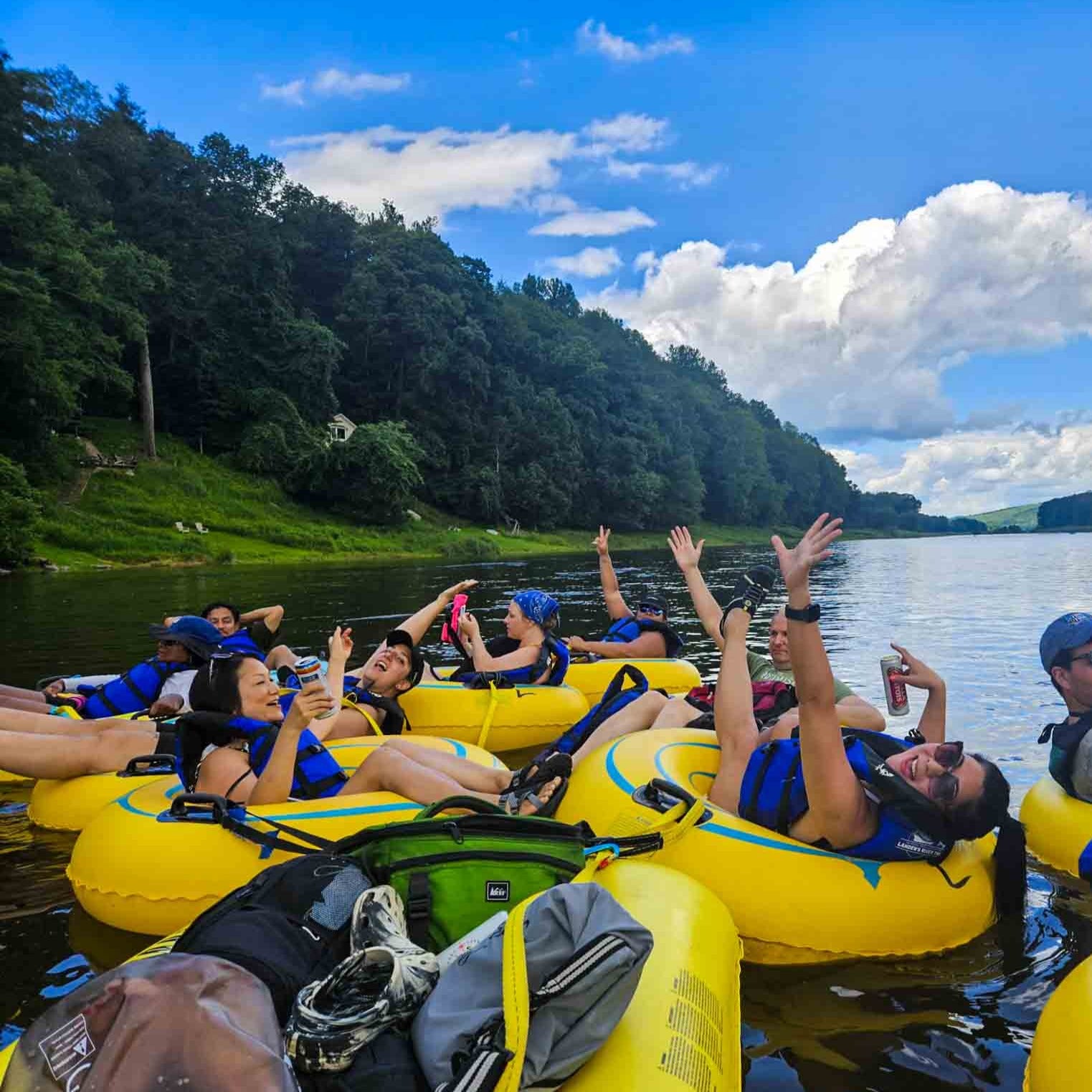 NEW* River Tubing The Delaware River at Skinner's Falls (Select
