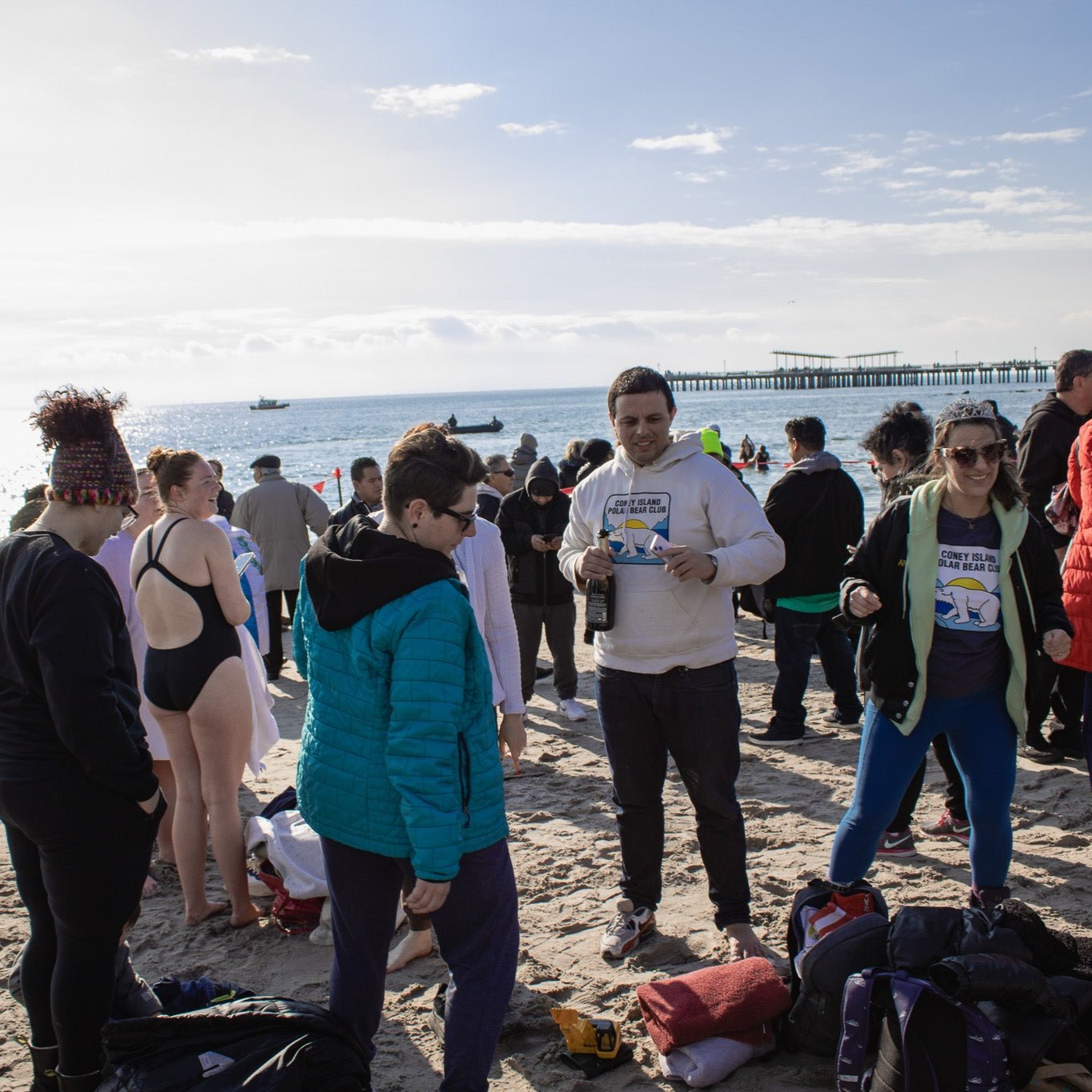 Rydeshare to New Year's Day NYC Polar Plunge at Coney Island