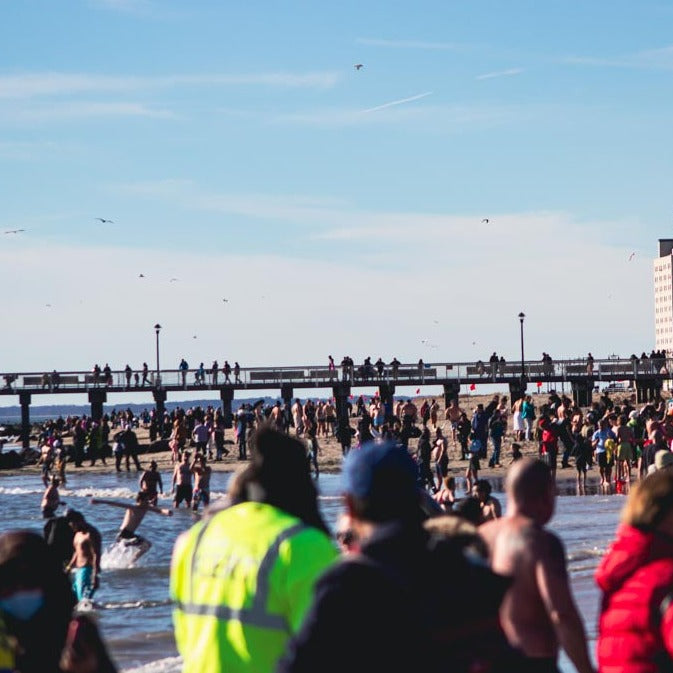 Rydeshare to New Year's Day NYC Polar Plunge at Coney Island