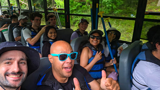 Summer Rafting on a Cloudy on the Lehigh