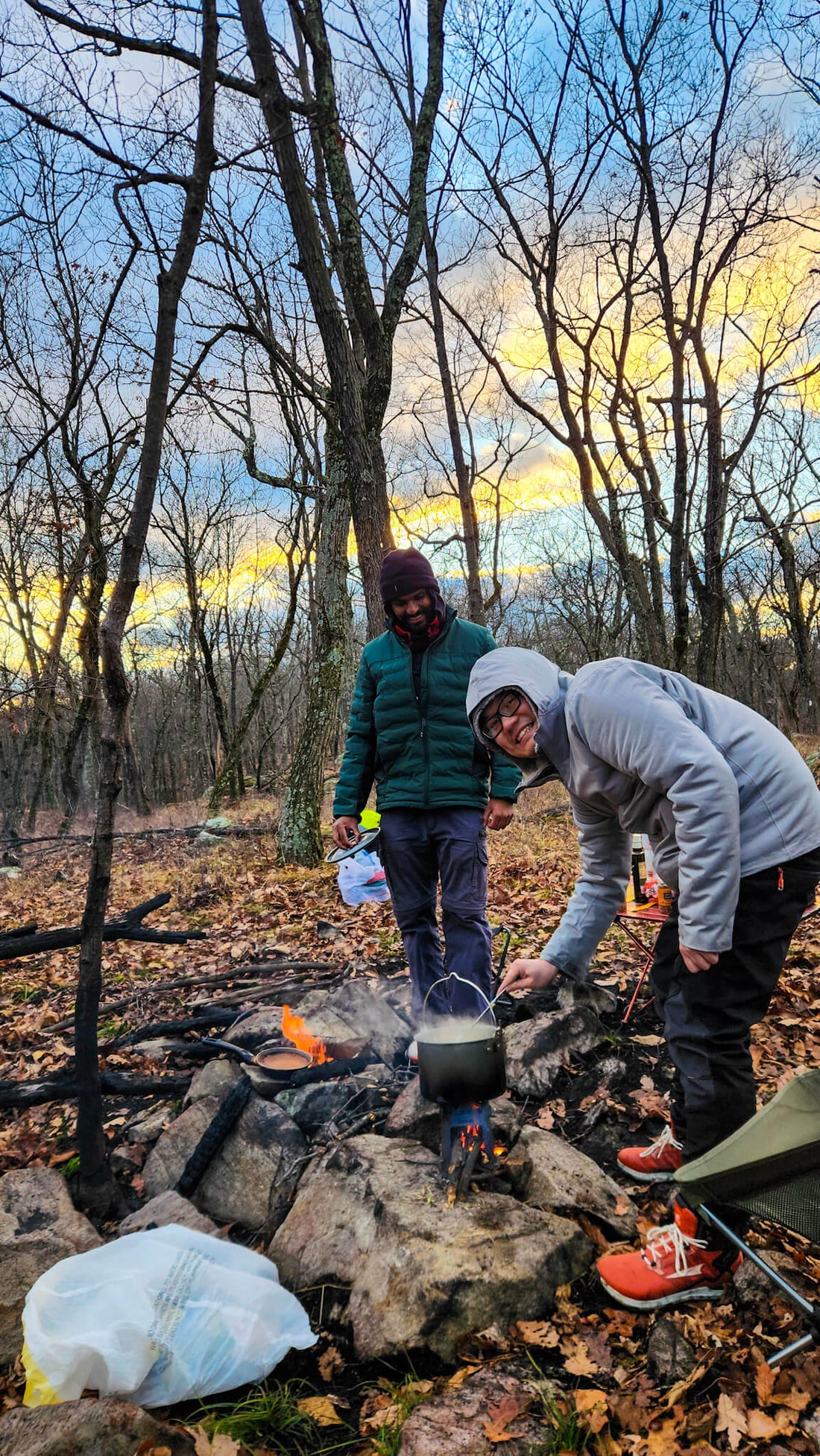 Pre-Thanksgiving Overnight Backpacking and Wild Camping on the Appalachian Trail at Sterling Forest State Park