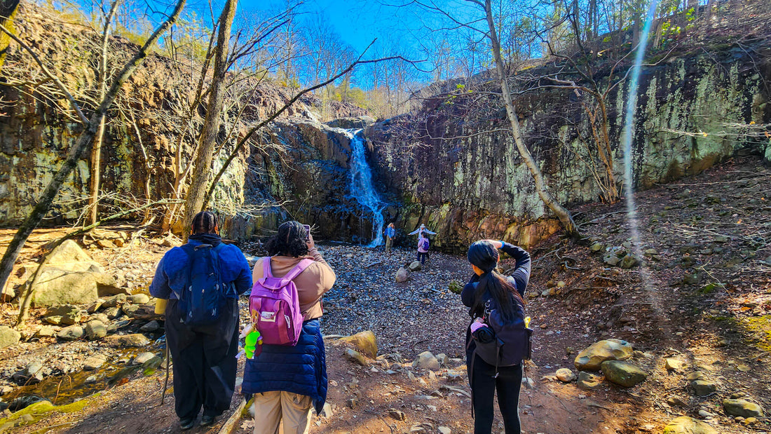 Winter Group Hike on the Fairy Trail at South Mountain