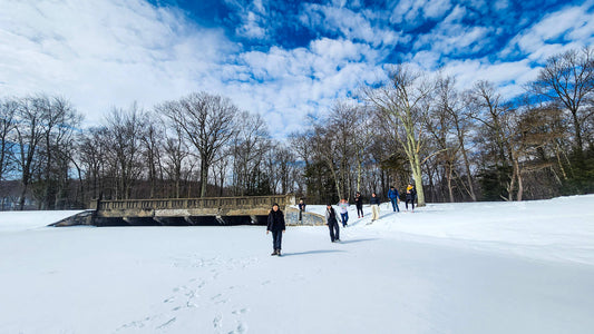 Winter Group Hike to Pine Meadow Lake for Al's Birthday