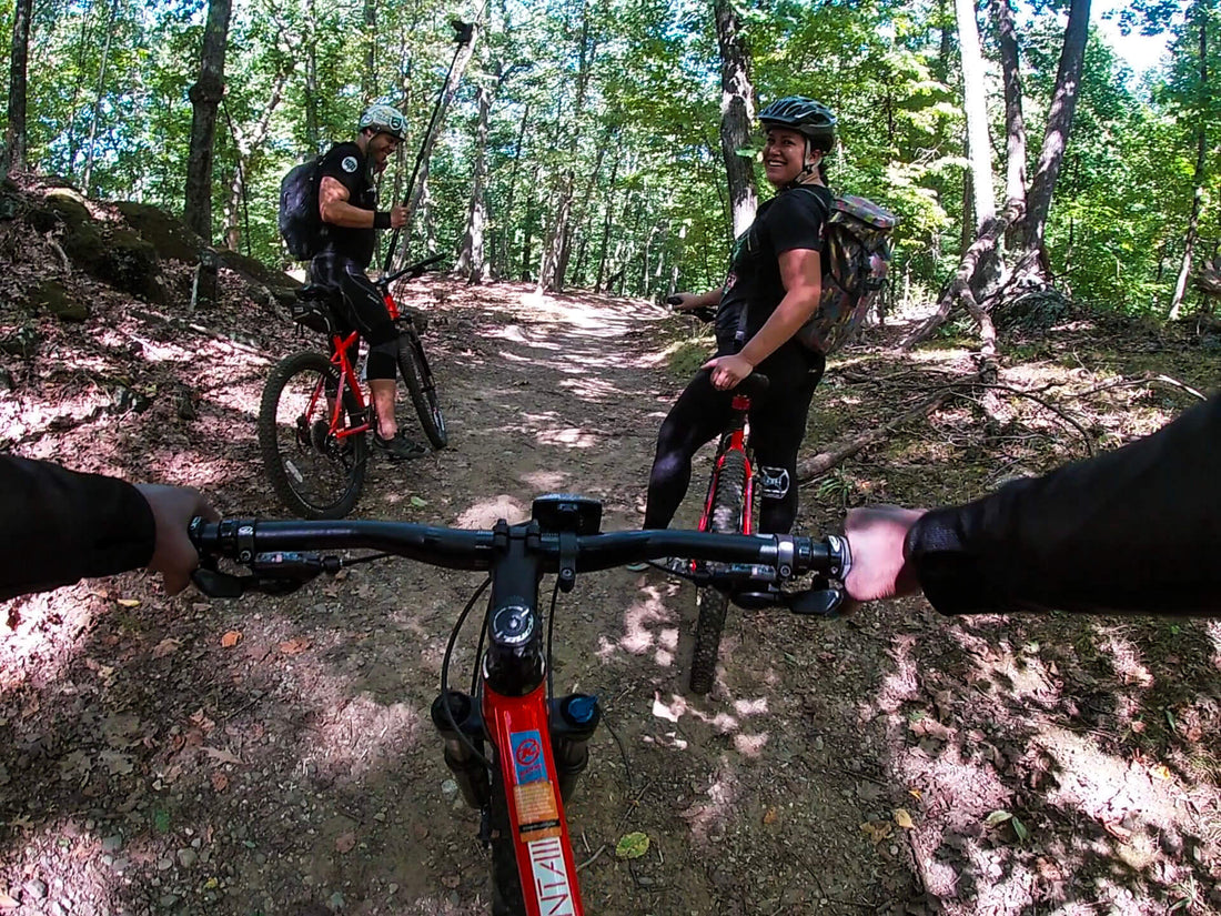 Learning to mountain bike