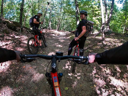 Learning to mountain bike