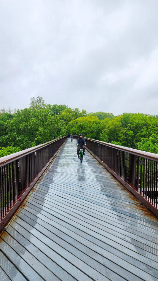 Spring Bike Tour in the rain