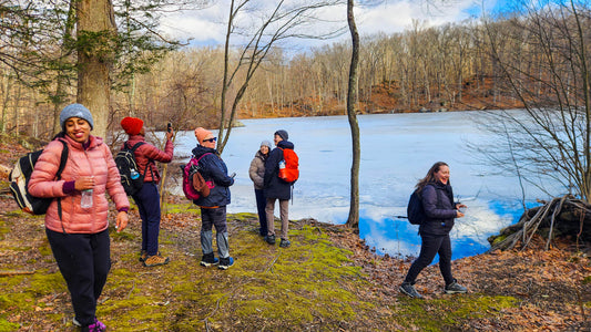 Winter Group Hike at Blue Mountain in Peekskill NY