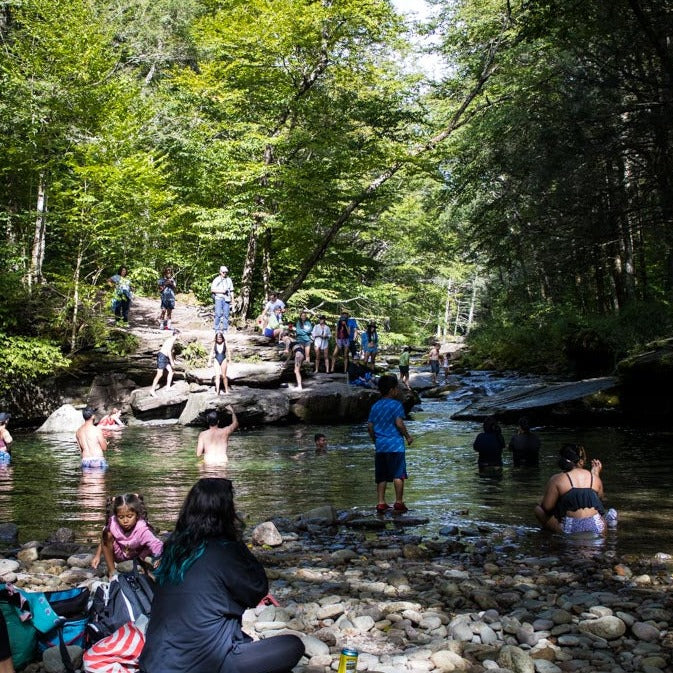 Hike & Swim Peekamoose Blue Hole, A Rainforest Escape in NY