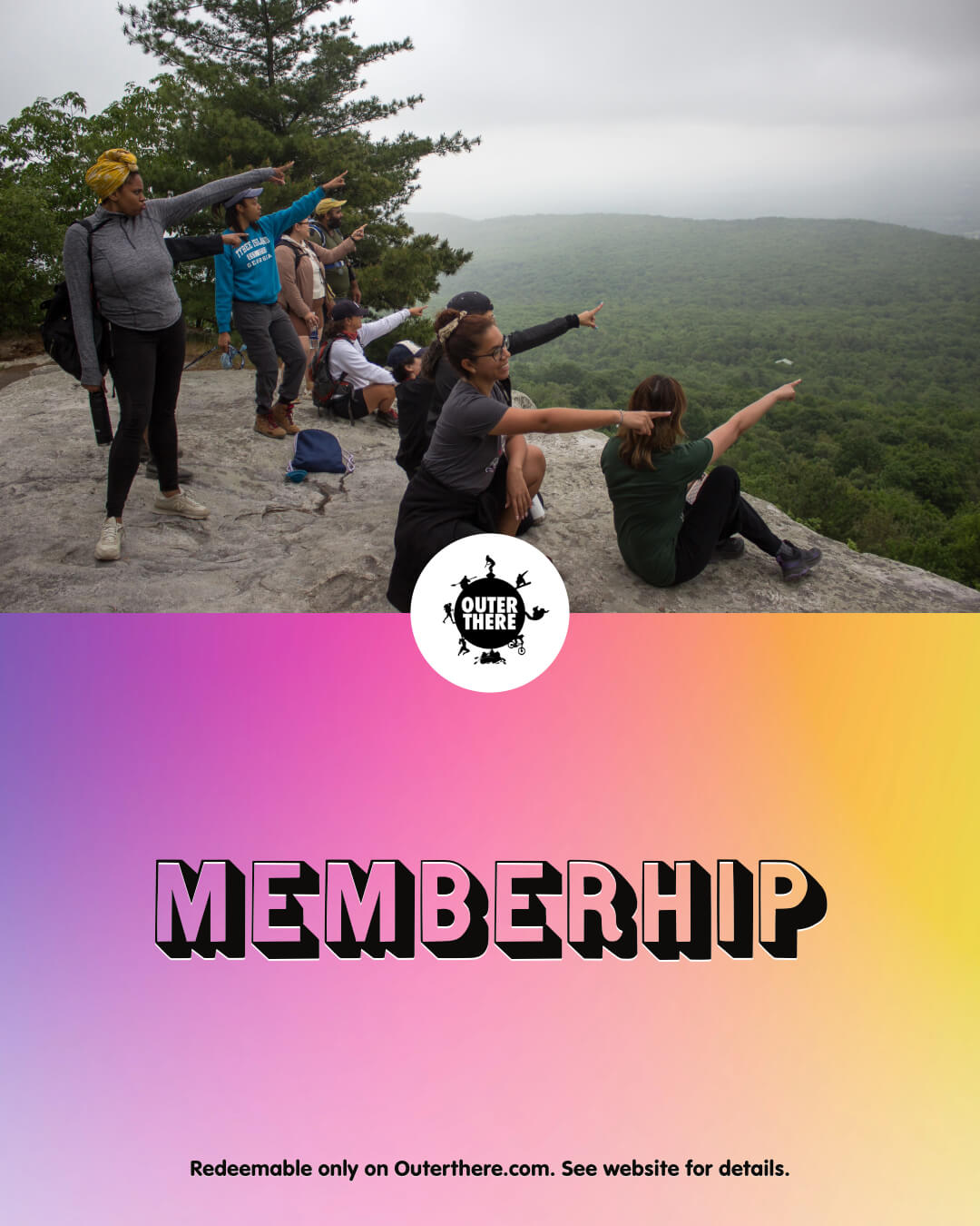 *NEW* Outerthere Membership - Choose 2 trips/month, discounts on more!