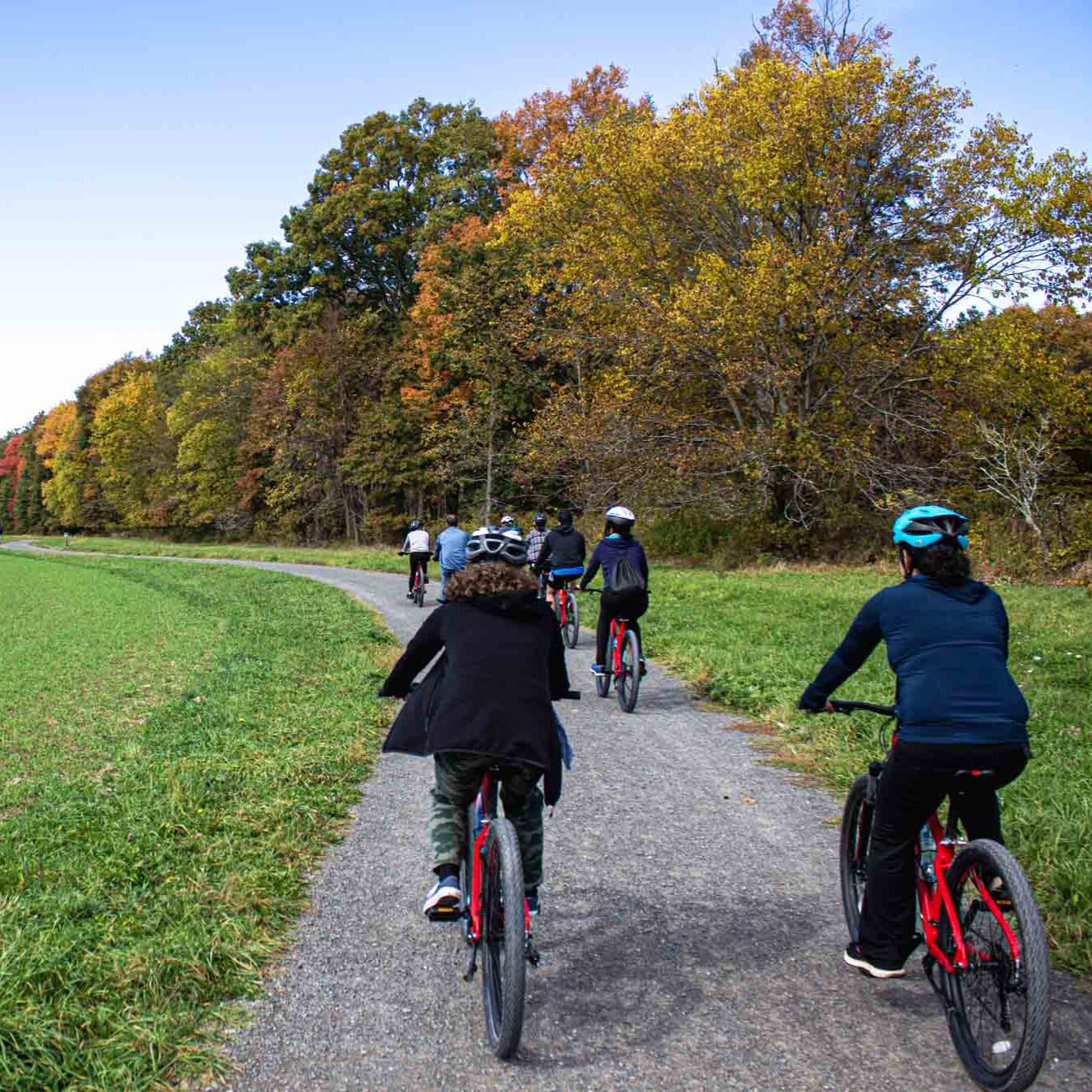 Easy Cool Spring/Fall Colors Bike Ride