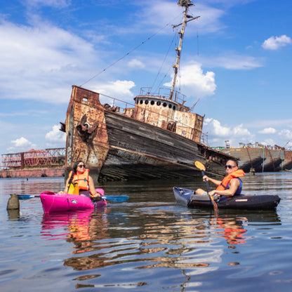 Get Out & Kayak to an Abandoned Ship Graveyard